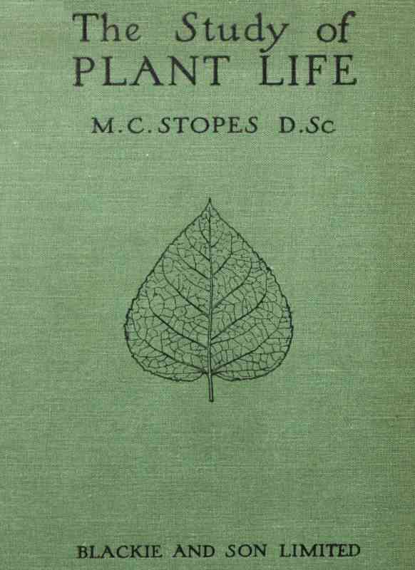 The Study of Plant Life cover