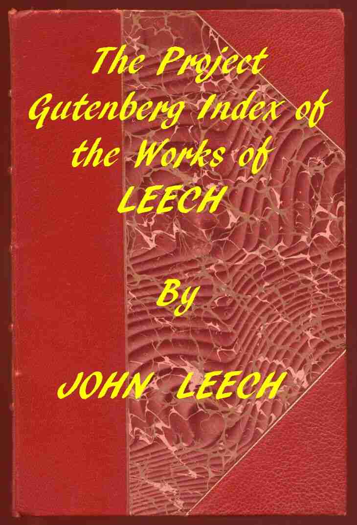 Index of the Project Gutenberg Works of John Leech cover