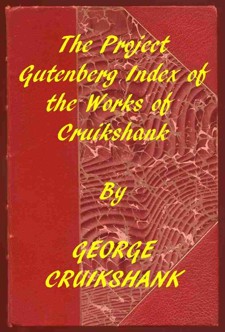 Index of the Project Gutenberg Works of George Cruikshank cover