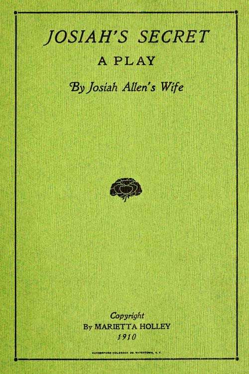 Josiah's Secret: A Play cover