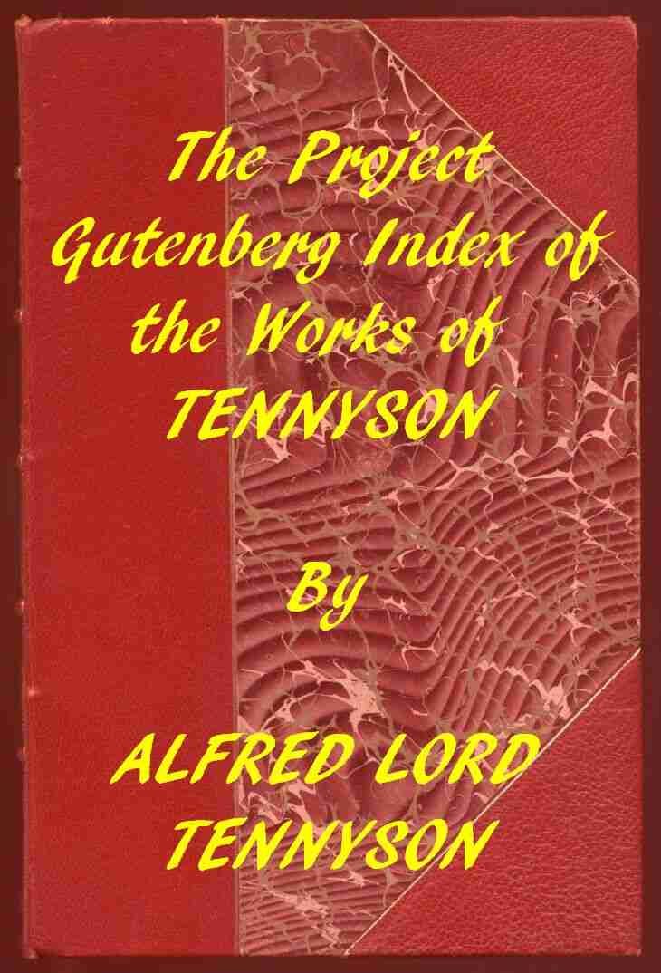 Index of the Project Gutenberg Works of Alfred Lord Tennyson cover