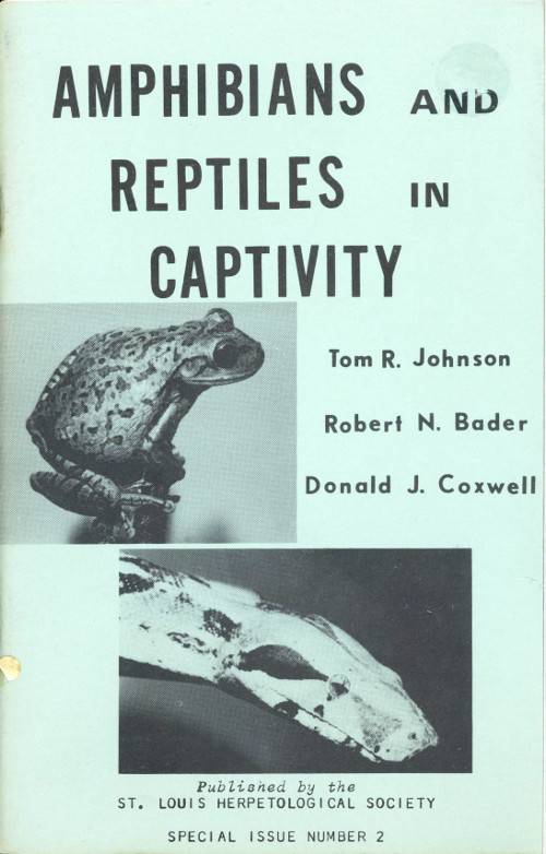 Amphibians and Reptiles in Captivity cover