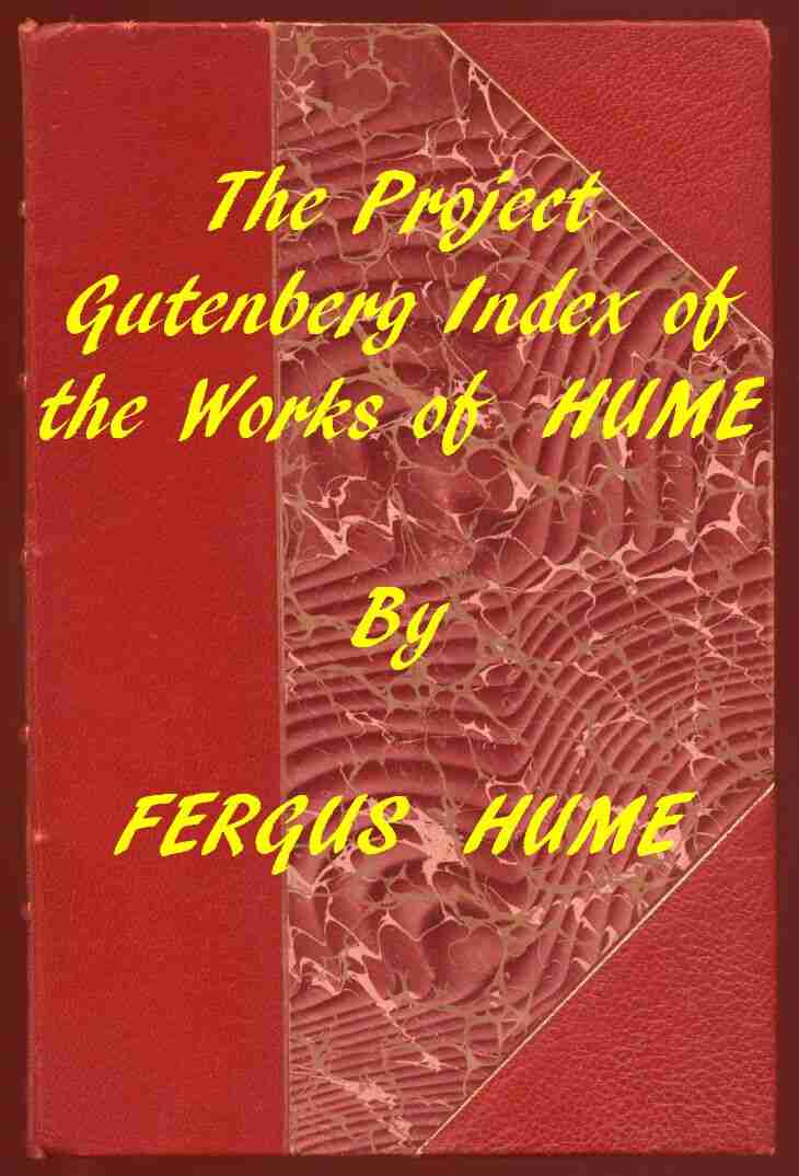 Index of the Project Gutenberg Works of Fergus Hume cover