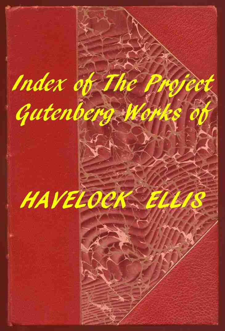 Index of the Project Gutenberg Works of Havelock Ellis cover