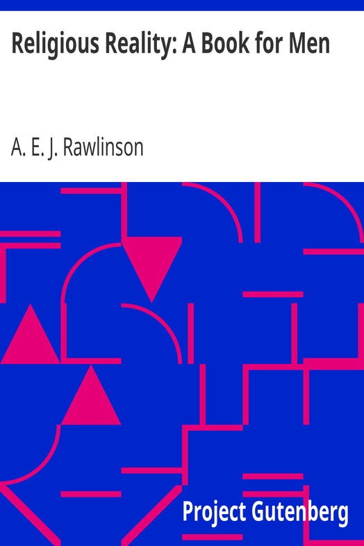 Religious Reality: A Book for Men cover