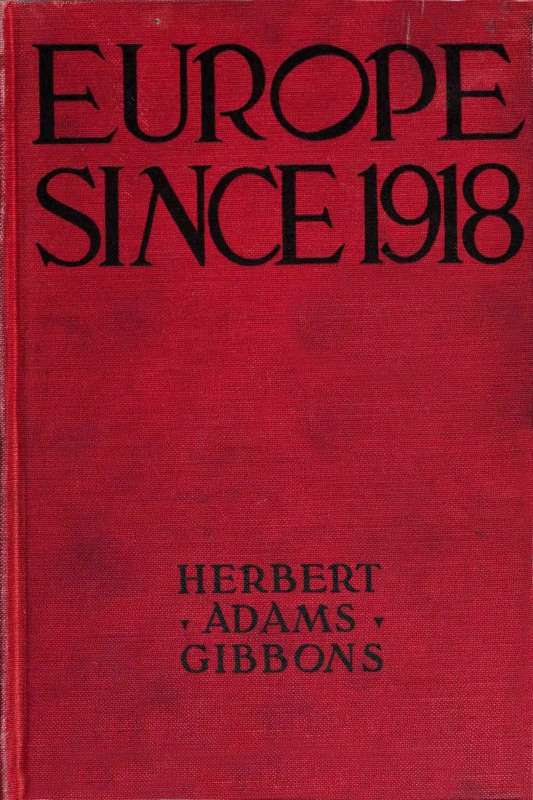 Europe Since 1918 cover