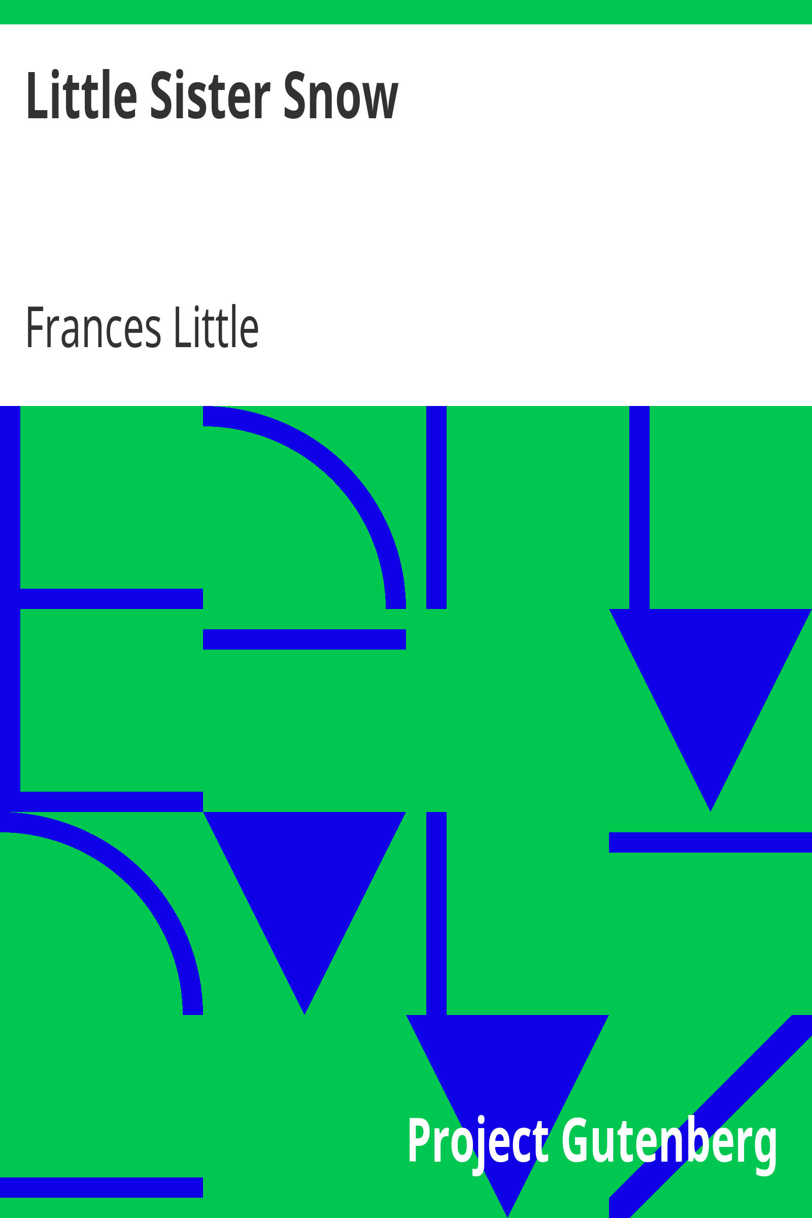 Little Sister Snow cover
