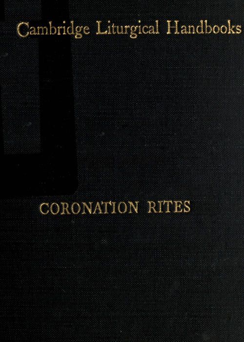 Coronation Rites cover