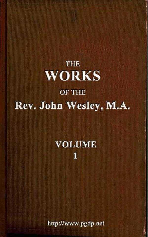 The works of the Rev. John Wesley, Vol. 01 (of 32) cover