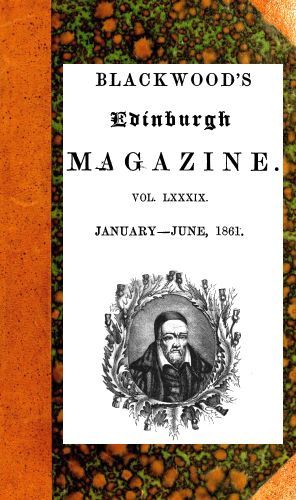 The Executor / Blackwood's Edinburgh Magazine vol. LXXXIX cover
