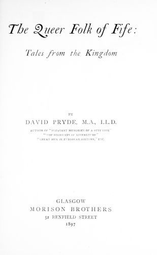The Queer Folk of Fife: Tales from the Kingdom cover