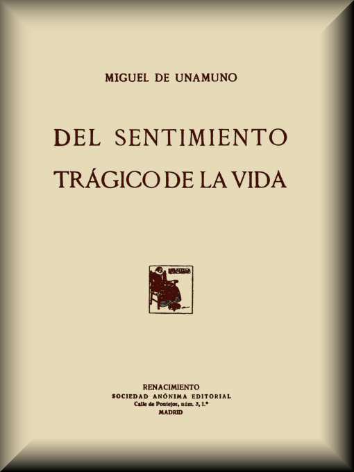 Del sentimiento trágico de la vida cover