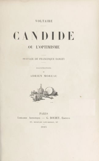 Candide, ou l'optimisme cover