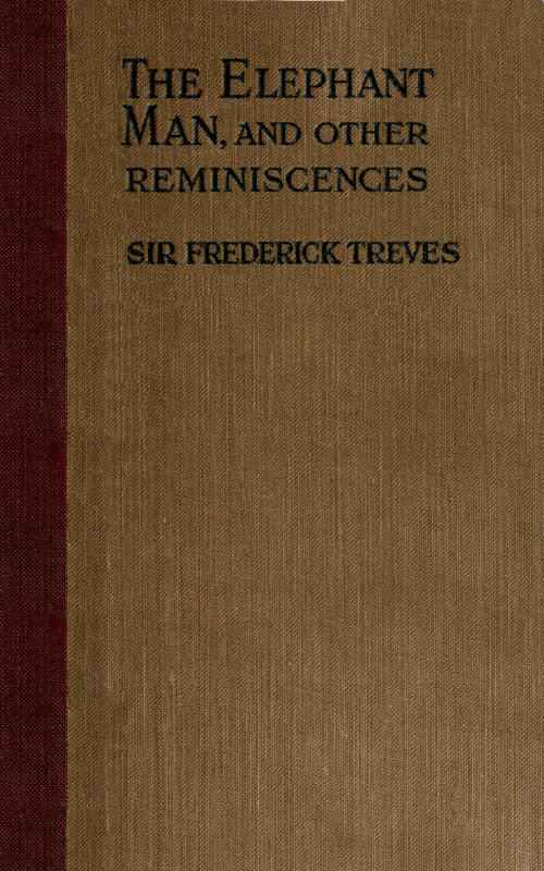 The Elephant Man and Other Reminiscences cover