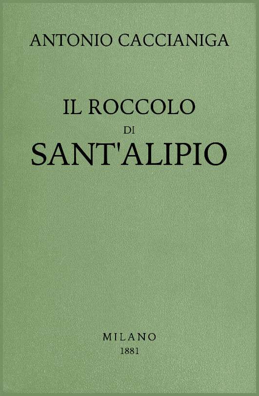 Il roccolo di Sant'Alipio cover