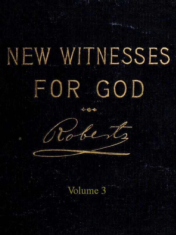 New Witnesses for God (Volume 3 of 3) cover