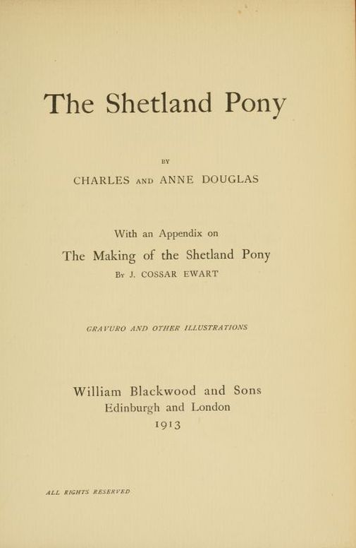 The Shetland Pony cover
