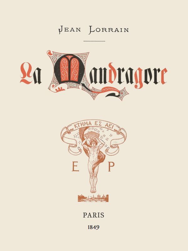 La mandragore cover
