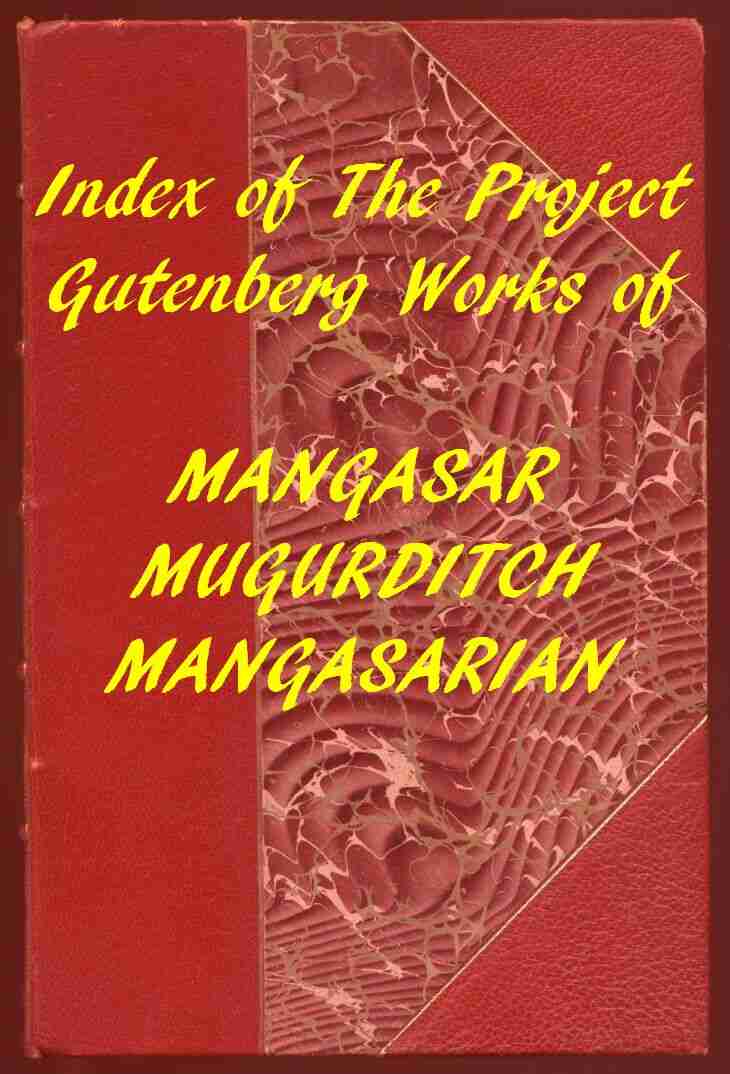 Index of the Project Gutenberg Works of M. M. Mangasarian cover