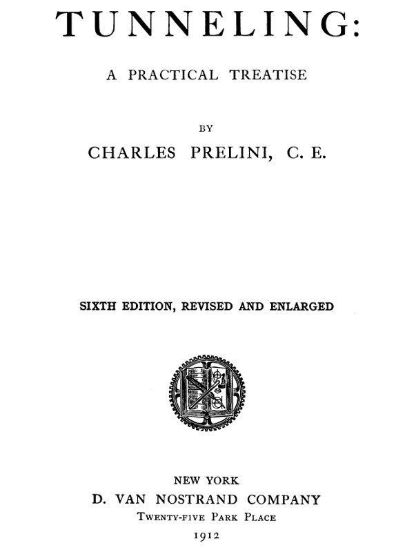 Tunneling: A Practical Treatise. cover