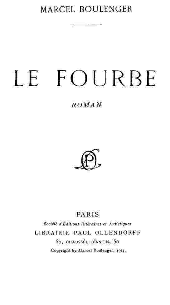 Le fourbe cover