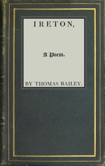 Ireton, a Poem cover