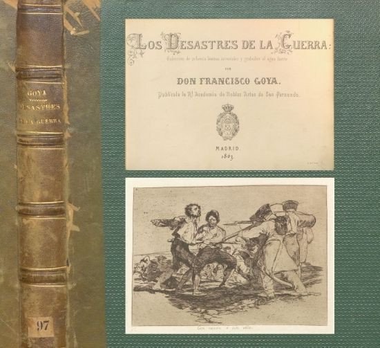 Los Desastres de la guerra: / colección de ochenta láminas inventadas y grabadas al agua fuerte cover
