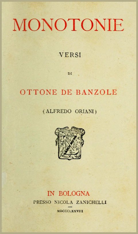 Monotonie cover
