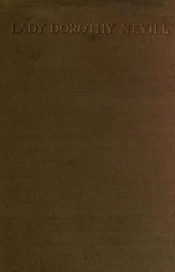 Leaves from the Note-Books of Lady Dorothy Nevill cover