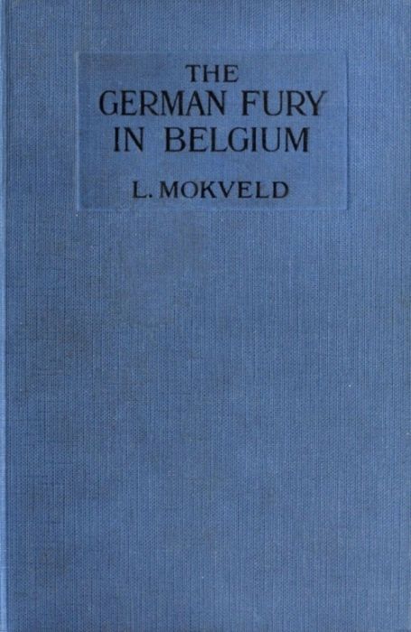 The German Fury in Belgium / Experiences of a Netherland Journalist during four months with the German Army in Belgium cover
