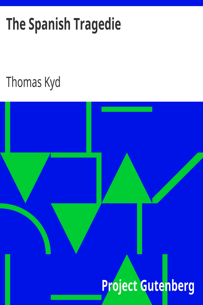 The Spanish Tragedie cover