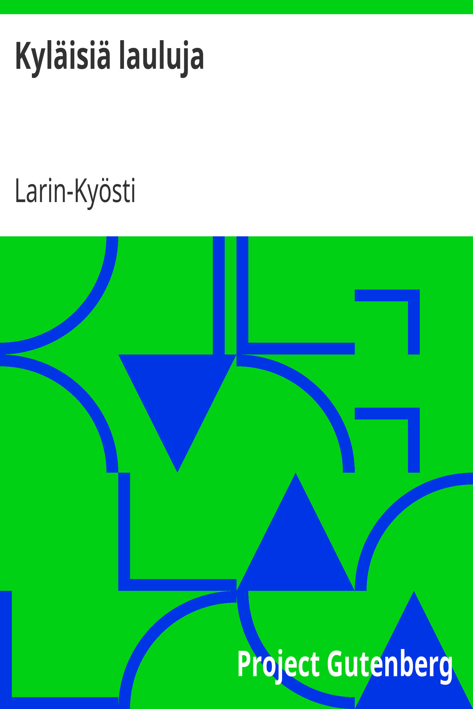 Kyläisiä lauluja cover