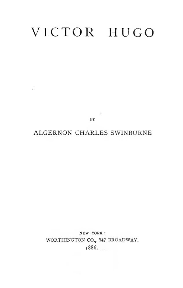 Victor Hugo cover
