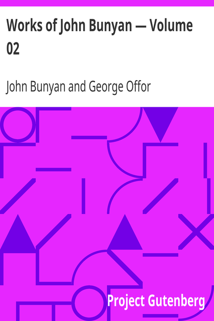 Works of John Bunyan — Volume 02 cover