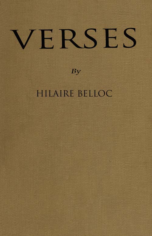 Verses cover