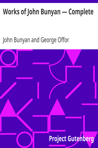 Works of John Bunyan — Complete cover