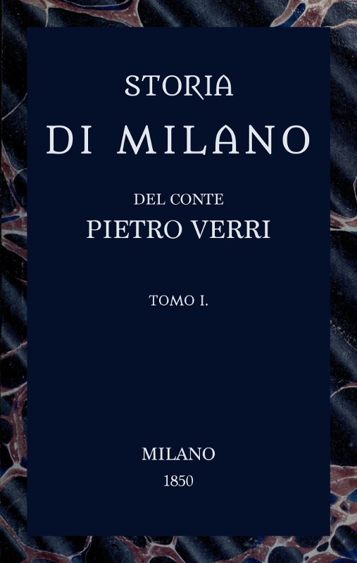 Storia di Milano, vol. 1 cover