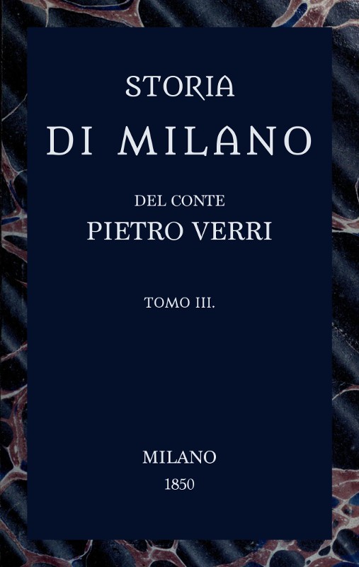 Storia di Milano, vol. 3 cover