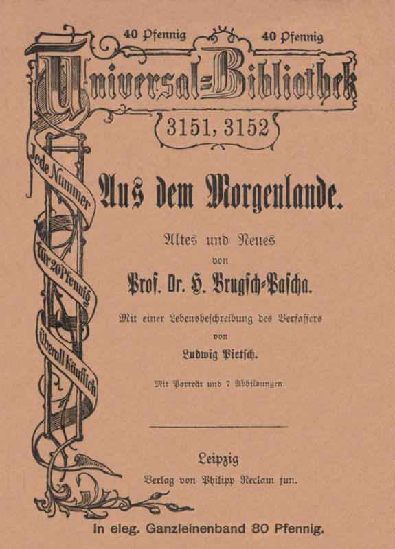 Aus dem Morgenlande: Altes und Neues cover