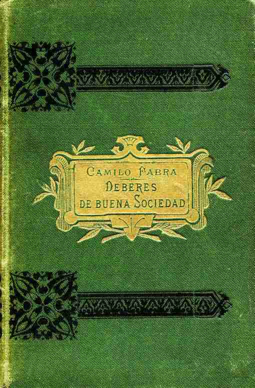 Deberes de buena sociedad cover
