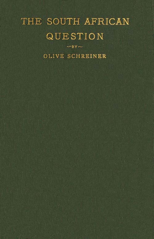 The South African Question cover