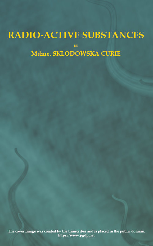 Radio-Active Substances cover