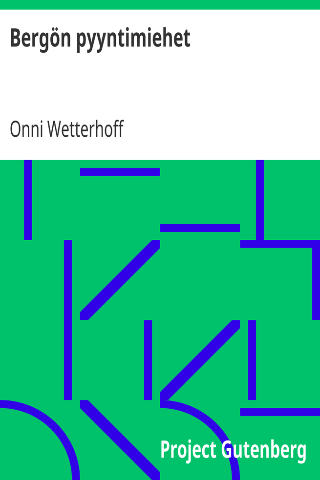 Bergön pyyntimiehet cover