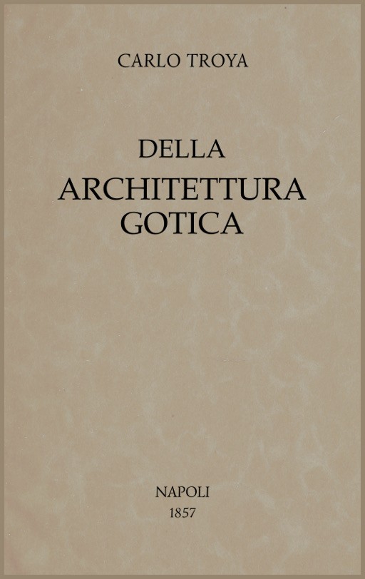 Della architettura gotica cover