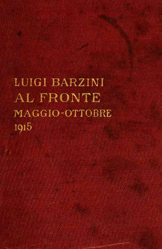 Al fronte (maggio-ottobre 1915) cover