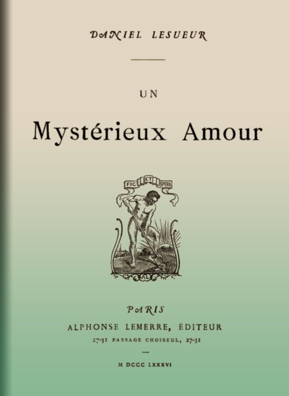 Un mystérieux amour cover