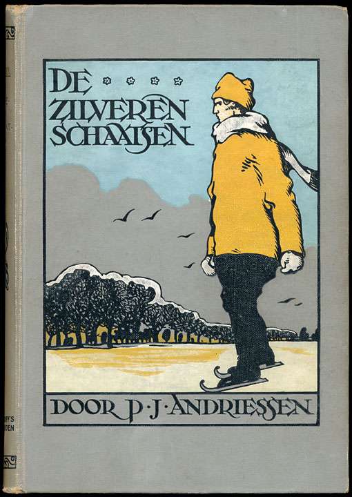 De zilveren schaatsen cover