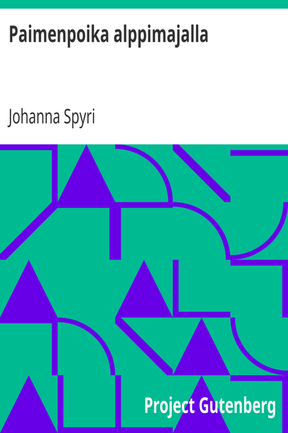 Paimenpoika alppimajalla cover