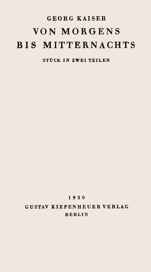 Von morgens bis mitternachts cover