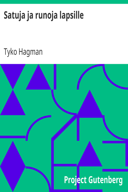 Satuja ja runoja lapsille cover